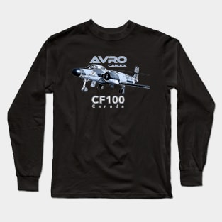 Avro Canuck Canada CF100 aircraft Long Sleeve T-Shirt